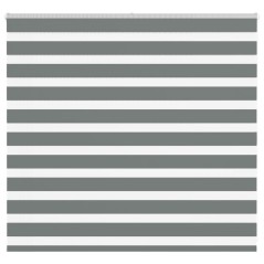 vidaXL Zebrarollo Dunkelgrau 155x100 cm Stoffbreite 150,9 cm Polyester