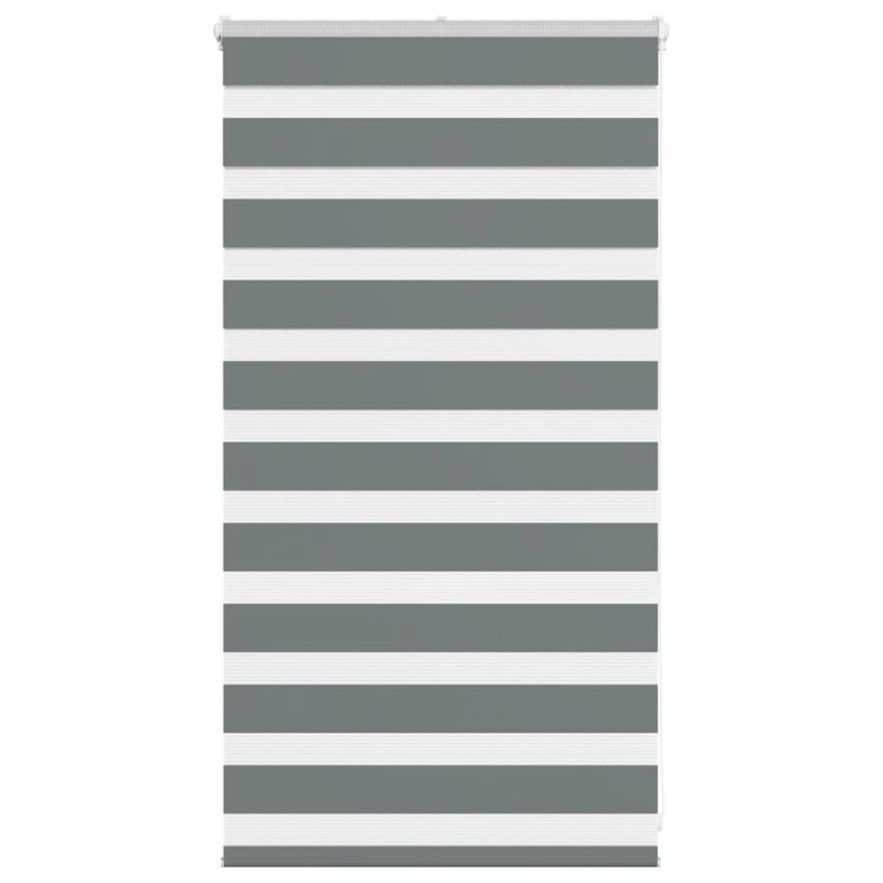 vidaXL Zebrarollo Dunkelgrau 75x100 cm Stoffbreite 70,9 cm Polyester vidaXL Zebrarollo Dunkelgrau 75x100 cm Stoffbreite 70,9 cm Polyester