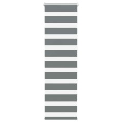 vidaXL Zebrarollo Dunkelgrau 50x150 cm Stoffbreite 45,9 cm Polyester