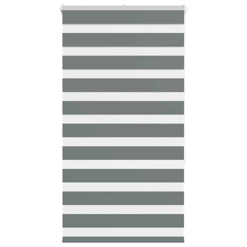 vidaXL Zebrarollo Dunkelgrau 85x150 cm Stoffbreite 80,9 cm Polyester vidaXL Zebrarollo Dunkelgrau 85x150 cm Stoffbreite 80,9 cm Polyester