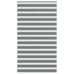 vidaXL Zebrarollo Dunkelgrau 130x200 cm Stoffbreite 125,9 cm Polyester
