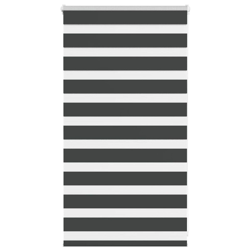 vidaXL Zebrarollo Schwarz 85x100 cm Stoffbreite 80,9 cm Polyester vidaXL Zebrarollo Schwarz 85x100 cm Stoffbreite 80,9 cm Polyester