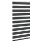 vidaXL Zebrarollo Schwarz 85x100 cm Stoffbreite 80,9 cm Polyester vidaXL Zebrarollo Schwarz 85x100 cm Stoffbreite 80,9 cm Polyester