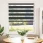 vidaXL Zebrarollo Schwarz 105x100 cm Stoffbreite 100,9 cm Polyester vidaXL Zebrarollo Schwarz 105x100 cm Stoffbreite 100,9 cm Polyester