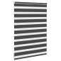 vidaXL Zebrarollo Schwarz 105x100 cm Stoffbreite 100,9 cm Polyester vidaXL Zebrarollo Schwarz 105x100 cm Stoffbreite 100,9 cm Polyester