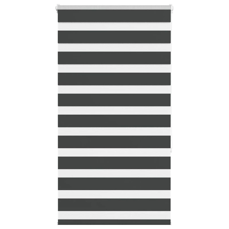 vidaXL Zebrarollo Schwarz 90x150 cm Stoffbreite 85,9 cm Polyester vidaXL Zebrarollo Schwarz 90x150 cm Stoffbreite 85,9 cm Polyester