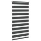 vidaXL Zebrarollo Schwarz 90x150 cm Stoffbreite 85,9 cm Polyester vidaXL Zebrarollo Schwarz 90x150 cm Stoffbreite 85,9 cm Polyester