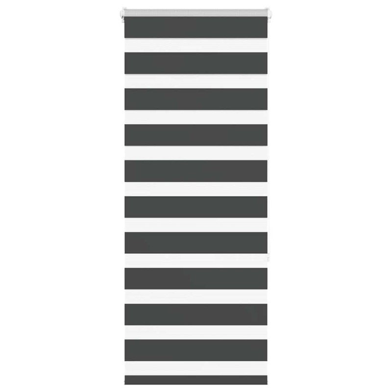 vidaXL Zebrarollo Schwarz 60x150 cm Stoffbreite 55,9 cm Polyester vidaXL Zebrarollo Schwarz 60x150 cm Stoffbreite 55,9 cm Polyester