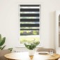 vidaXL Zebrarollo Schwarz 60x150 cm Stoffbreite 55,9 cm Polyester vidaXL Zebrarollo Schwarz 60x150 cm Stoffbreite 55,9 cm Polyester