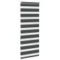 vidaXL Zebrarollo Schwarz 60x150 cm Stoffbreite 55,9 cm Polyester vidaXL Zebrarollo Schwarz 60x150 cm Stoffbreite 55,9 cm Polyester