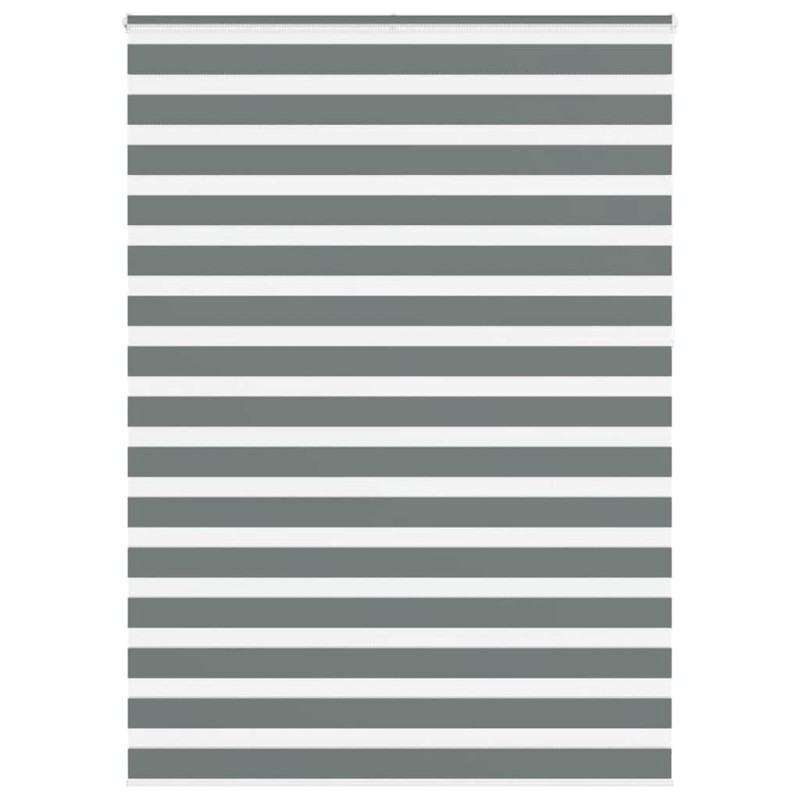 vidaXL Zebrarollo Dunkelgrau 155x230 cm Stoffbreite 150,9 cm Polyester vidaXL Zebrarollo Dunkelgrau 155x230 cm Stoffbreite 150,9 cm Polyester