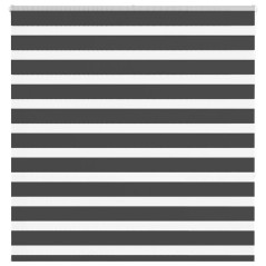 vidaXL Zebrarollo Schwarz 145x150 cm Stoffbreite 140,9 cm Polyester