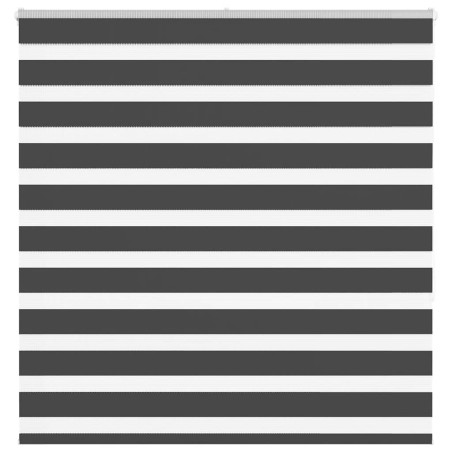 vidaXL Zebrarollo Schwarz 145x150 cm Stoffbreite 140,9 cm Polyester