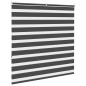 vidaXL Zebrarollo Schwarz 145x150 cm Stoffbreite 140,9 cm Polyester vidaXL Zebrarollo Schwarz 145x150 cm Stoffbreite 140,9 cm Polyester