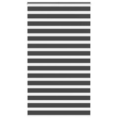vidaXL Zebrarollo Schwarz 120x200 cm Stoffbreite 115,9 cm Polyester