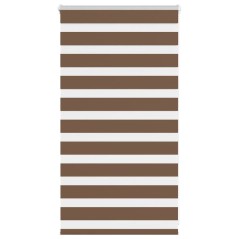 vidaXL Zebrarollo Braun 75x100 cm Stoffbreite 70,9 cm Polyester