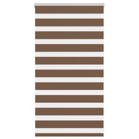 vidaXL Zebrarollo Braun 75x100 cm Stoffbreite 70,9 cm Polyester