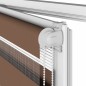 vidaXL Zebrarollo Braun 75x100 cm Stoffbreite 70,9 cm Polyester vidaXL Zebrarollo Braun 75x100 cm Stoffbreite 70,9 cm Polyester