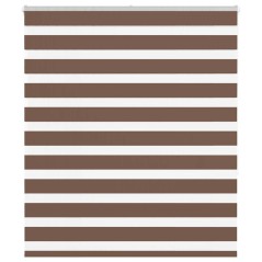 vidaXL Zebrarollo Braun 120x150 cm Stoffbreite 115,9 cm Polyester