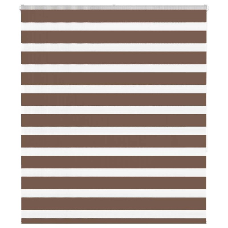 vidaXL Zebrarollo Braun 120x150 cm Stoffbreite 115,9 cm Polyester vidaXL Zebrarollo Braun 120x150 cm Stoffbreite 115,9 cm Polyester
