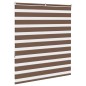 vidaXL Zebrarollo Braun 120x150 cm Stoffbreite 115,9 cm Polyester vidaXL Zebrarollo Braun 120x150 cm Stoffbreite 115,9 cm Polyester