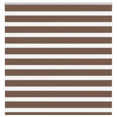 vidaXL Zebrarollo Braun 145x100 cm Stoffbreite 140,9 cm Polyester