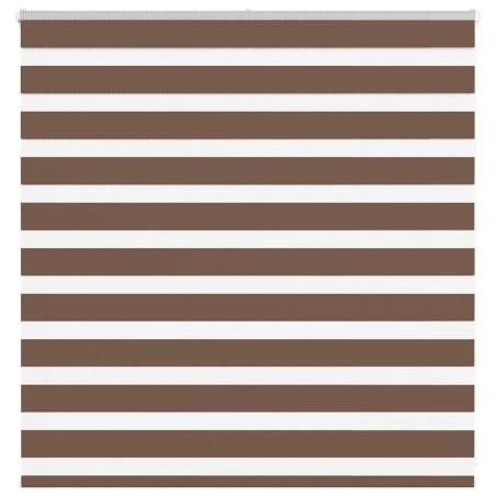 vidaXL Zebrarollo Braun 145x100 cm Stoffbreite 140,9 cm Polyester