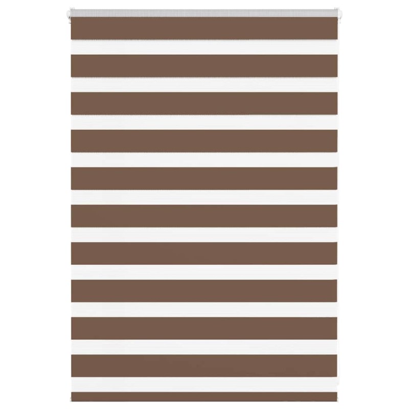 vidaXL Zebrarollo Braun 110x100 cm Stoffbreite 105,9 cm Polyester vidaXL Zebrarollo Braun 110x100 cm Stoffbreite 105,9 cm Polyester