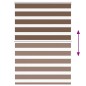 vidaXL Zebrarollo Braun 110x150 cm Stoffbreite 105,9 cm Polyester vidaXL Zebrarollo Braun 110x150 cm Stoffbreite 105,9 cm Polyester