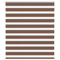 vidaXL Zebrarollo Braun 120x100 cm Stoffbreite 115,9 cm Polyester