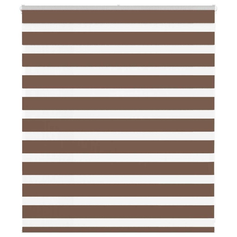 vidaXL Zebrarollo Braun 120x100 cm Stoffbreite 115,9 cm Polyester vidaXL Zebrarollo Braun 120x100 cm Stoffbreite 115,9 cm Polyester