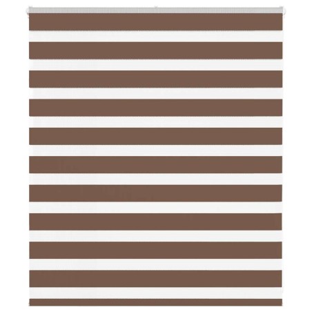 vidaXL Zebrarollo Braun 120x100 cm Stoffbreite 115,9 cm Polyester