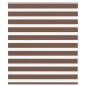 vidaXL Zebrarollo Braun 120x100 cm Stoffbreite 115,9 cm Polyester vidaXL Zebrarollo Braun 120x100 cm Stoffbreite 115,9 cm Polyester