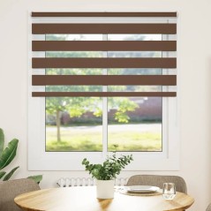 vidaXL Zebrarollo Braun 120x100 cm Stoffbreite 115,9 cm Polyester