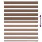 vidaXL Zebrarollo Braun 120x100 cm Stoffbreite 115,9 cm Polyester vidaXL Zebrarollo Braun 120x100 cm Stoffbreite 115,9 cm Polyester