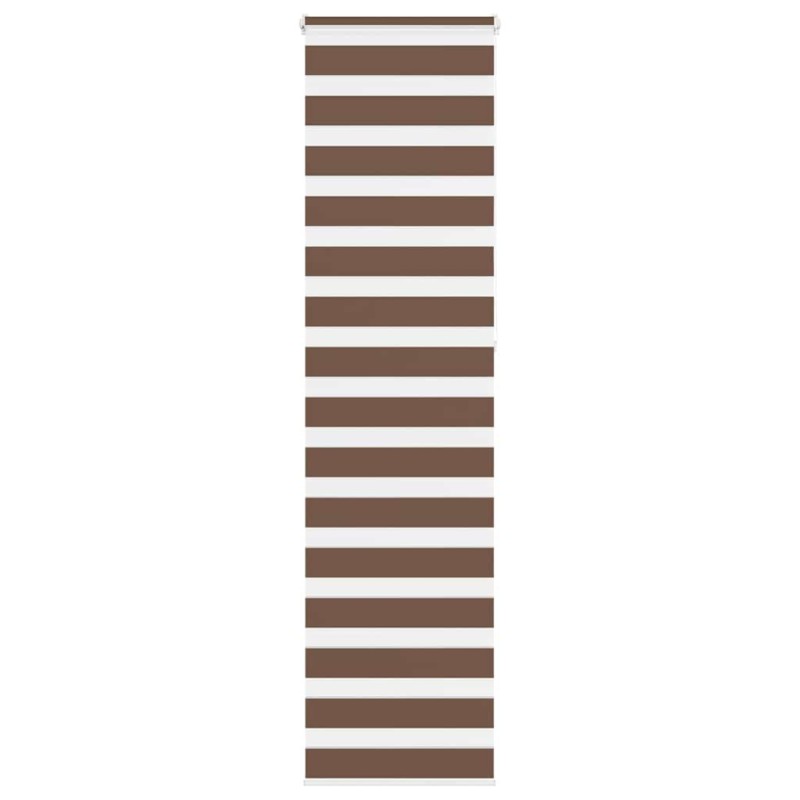 vidaXL Zebrarollo Braun 60x230 cm Stoffbreite 55,9 cm Polyester