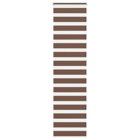 vidaXL Zebrarollo Braun 60x230 cm Stoffbreite 55,9 cm Polyester