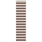 vidaXL Zebrarollo Braun 60x230 cm Stoffbreite 55,9 cm Polyester