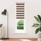 vidaXL Zebrarollo Braun 60x230 cm Stoffbreite 55,9 cm Polyester