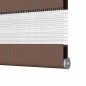 vidaXL Zebrarollo Braun 50x200 cm Stoffbreite 45,9 cm Polyester vidaXL Zebrarollo Braun 50x200 cm Stoffbreite 45,9 cm Polyester