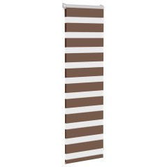 vidaXL Zebrarollo Braun 40x100 cm Stoffbreite 35,9 cm Polyester
