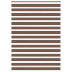 vidaXL Zebrarollo Braun 155x200 cm Stoffbreite 150,9 cm Polyester