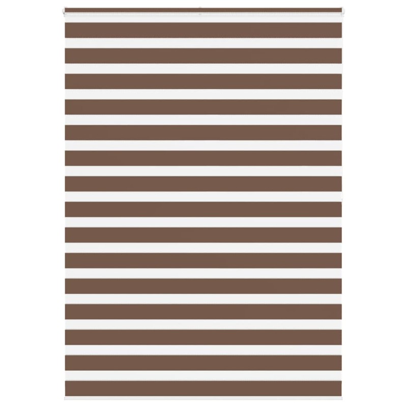 vidaXL Zebrarollo Braun 155x200 cm Stoffbreite 150,9 cm Polyester vidaXL Zebrarollo Braun 155x200 cm Stoffbreite 150,9 cm Polyester