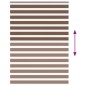 vidaXL Zebrarollo Braun 155x200 cm Stoffbreite 150,9 cm Polyester vidaXL Zebrarollo Braun 155x200 cm Stoffbreite 150,9 cm Polyester