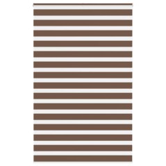 vidaXL Zebrarollo Braun 145x200 cm Stoffbreite 140,9 cm Polyester