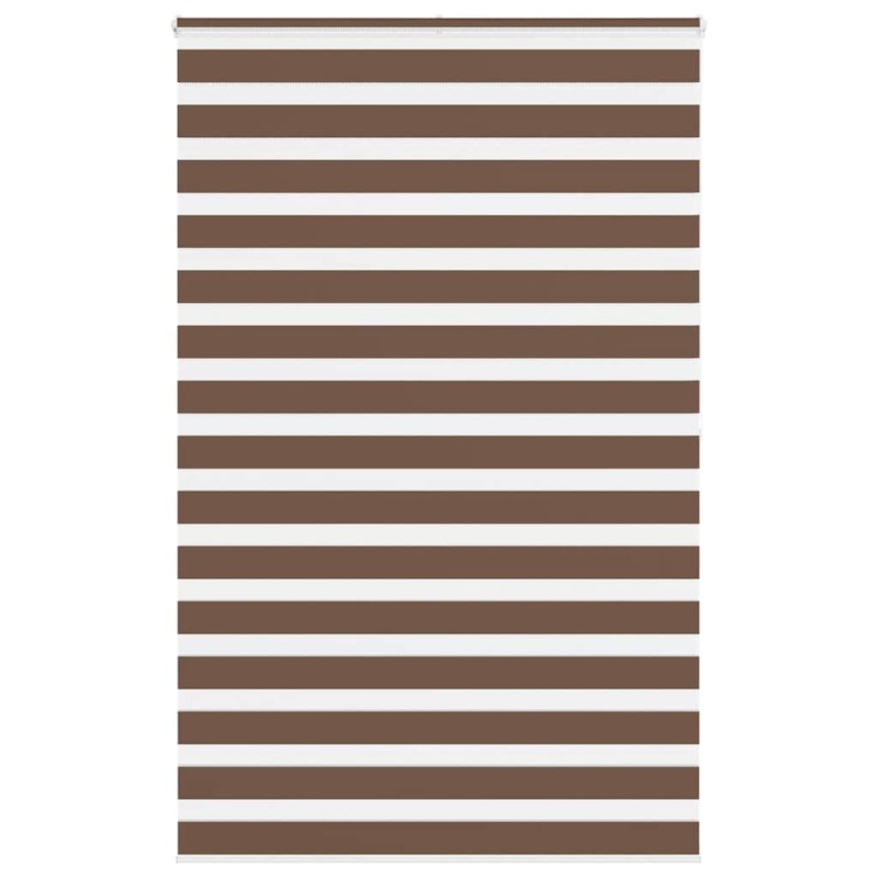 vidaXL Zebrarollo Braun 145x200 cm Stoffbreite 140,9 cm Polyester vidaXL Zebrarollo Braun 145x200 cm Stoffbreite 140,9 cm Polyester
