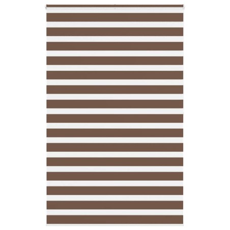 vidaXL Zebrarollo Braun 145x200 cm Stoffbreite 140,9 cm Polyester