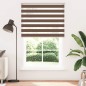 vidaXL Zebrarollo Braun 145x200 cm Stoffbreite 140,9 cm Polyester vidaXL Zebrarollo Braun 145x200 cm Stoffbreite 140,9 cm Polyester