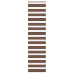 vidaXL Zebrarollo Braun 60x200 cm Stoffbreite 55,9 cm Polyester