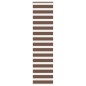 vidaXL Zebrarollo Braun 60x200 cm Stoffbreite 55,9 cm Polyester